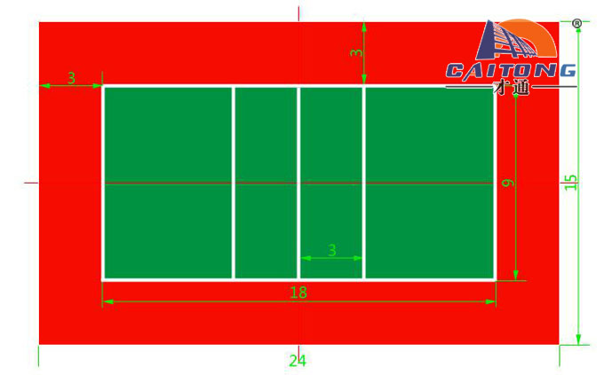 排球場(chǎng)標(biāo)準(zhǔn)尺寸